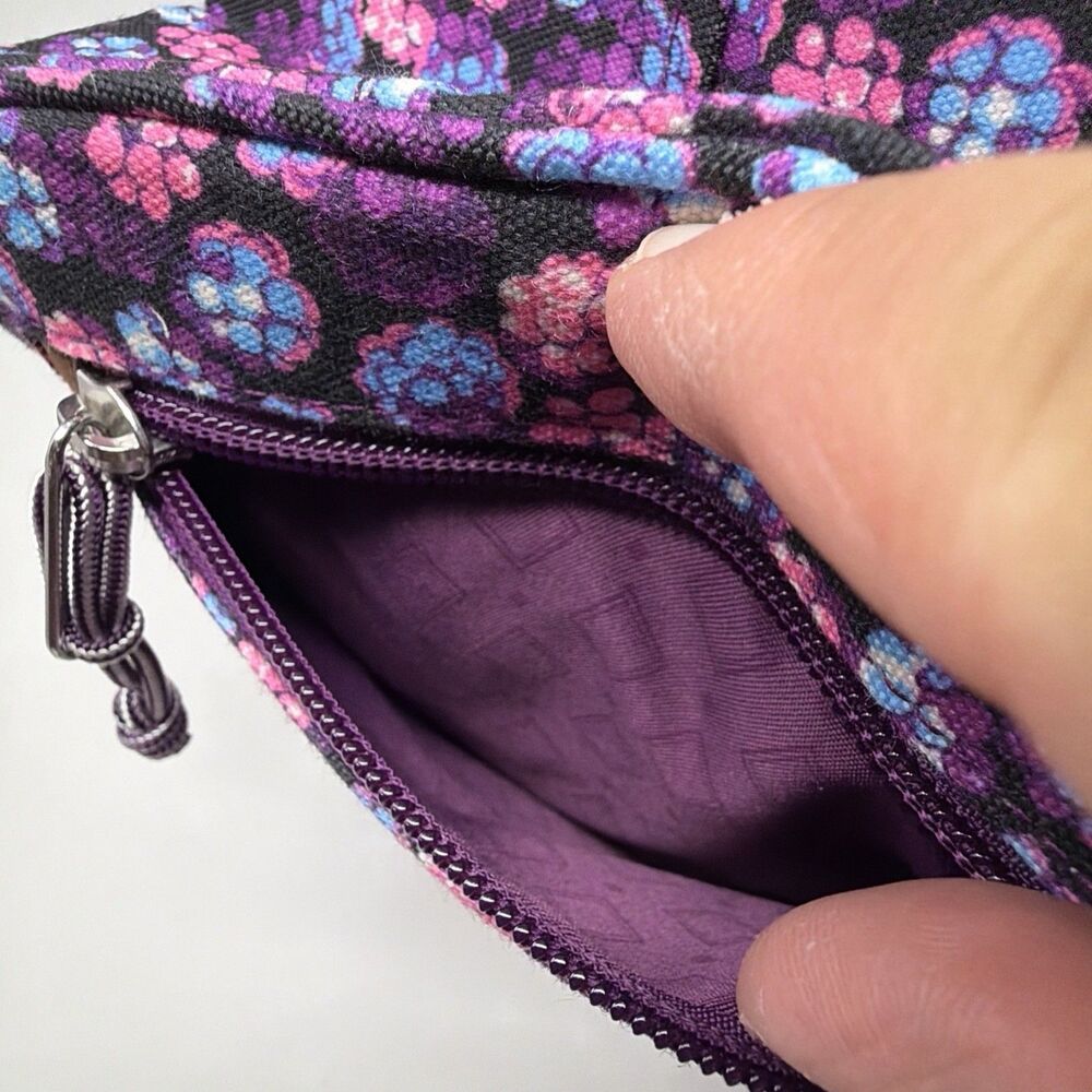 Vera Bradley Lighten Up Travel Organizer Berry Burst NWT Cosmetic Toiletry Bag - Picture 13 of 16